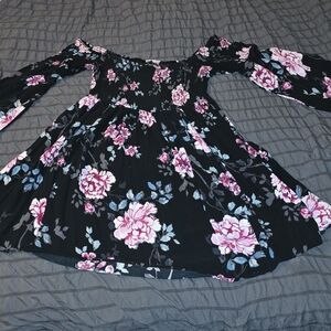 Floral Off-Shoulder Dress